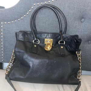 Michael Kors lock and Key large Hamilton bag